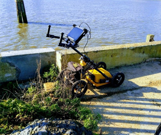 500MHz GPR Head Scanning Wharf