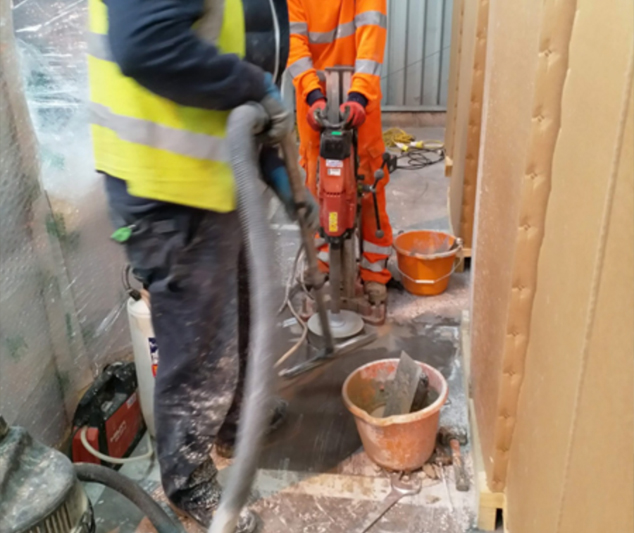 Coring Through A Slab To Conduct A Plate Load To The Subbase