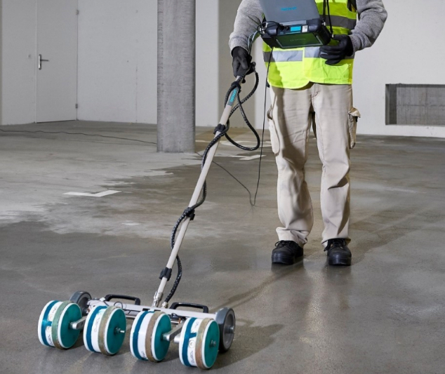 Corrosion mapping of a car park slab